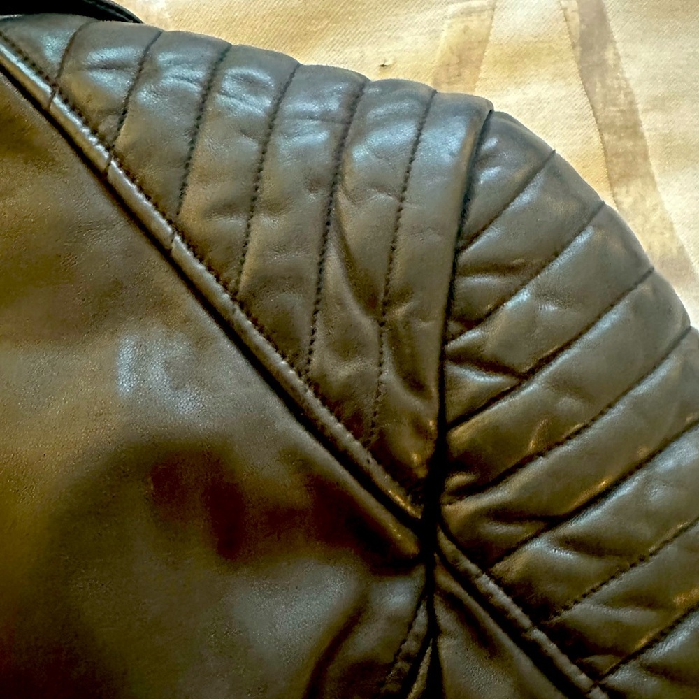 ALL SAINTS - NWT $639 - Papin Biker Lambskin Leather Jacket Sz 4 - Picture 9 of 13